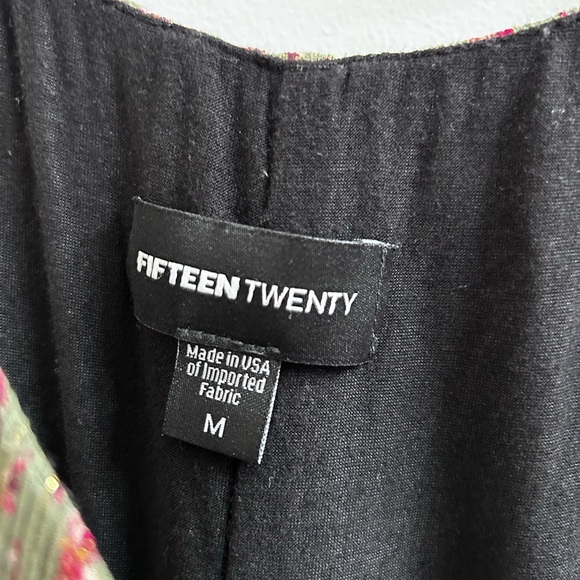 Fifteen Twenty Black and Red Floral Maxi Dress - Picture 2 of 5